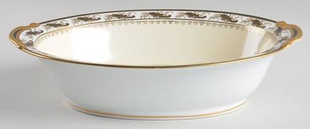 Devon Black (103041) 9" Oval Vegetable Bowl