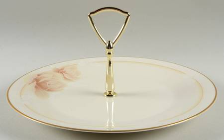 Devotion Round Serving Plate with Handle (DP)