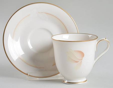 Devotion Footed Demitasse Cup & Saucer Set