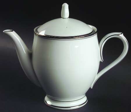 Diana (Platinum Trim) Teapot & Lid