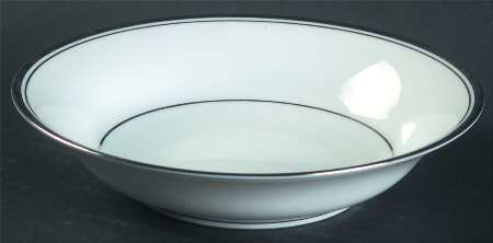 Diana (Platinum Trim) Fruit/Dessert (Sauce) Bowl