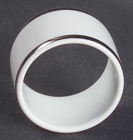 Diana (Platinum Trim) Napkin Ring