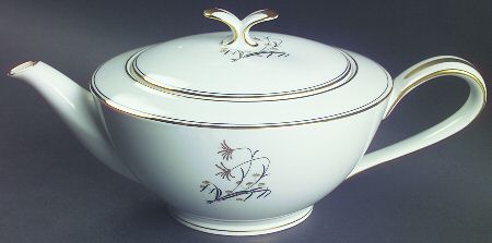 Diana (Gold Trim) Teapot & Lid