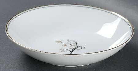 Diana (Gold Trim) Fruit/Dessert (Sauce) Bowl
