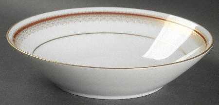 Doral Maroon Coupe Soup Bowl