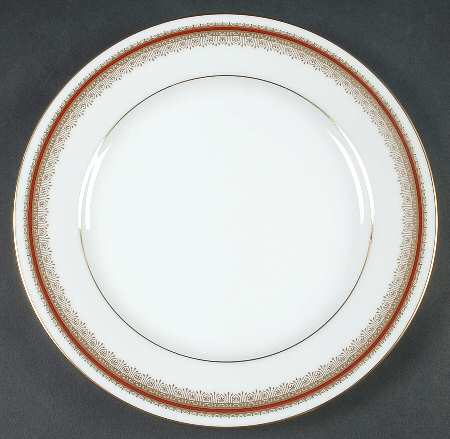 Doral Maroon Salad Plate
