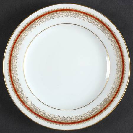 Doral Maroon Bread & Butter Plate