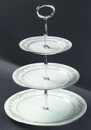 Donegal 13 7/8"-14 1/4" 3-Tiered Serving Tray(DP,SP,BB) HC