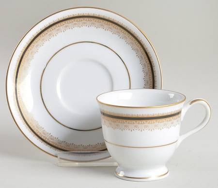 Doral Footed Demitasse Cup & Saucer Set