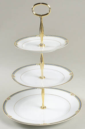 Doris 13 7/8"-14 1/4" 3-Tiered Serving Tray(DP,SP,BB) HC