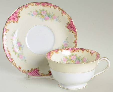 Dorothea (No #) Footed Cup & Saucer Set
