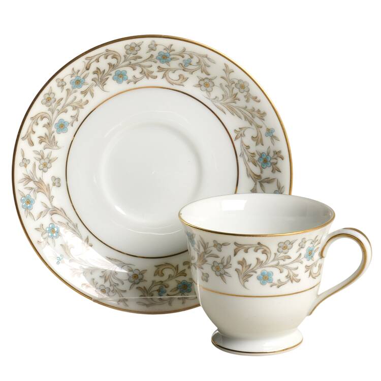 Dover Footed Demitasse Cup & Saucer Set