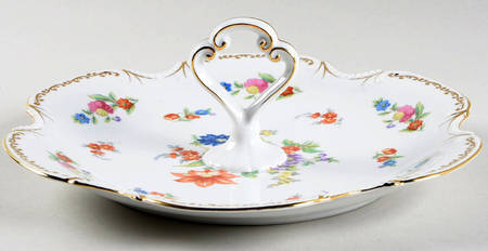 Dresdlina Candy Dish with Center Handle