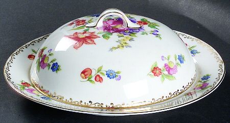 Dresdlina Muffin Dish & Lid