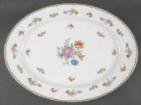 Dresdlina 16" Oval Serving Platter