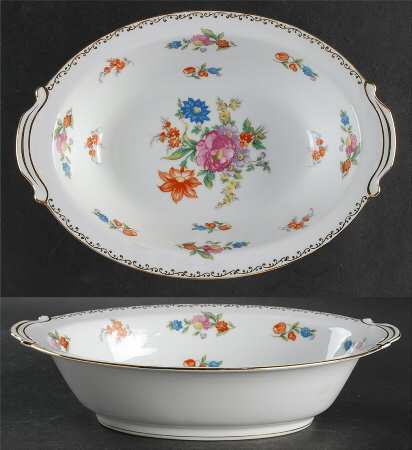 Dresdlina 10" Oval Vegetable Bowl