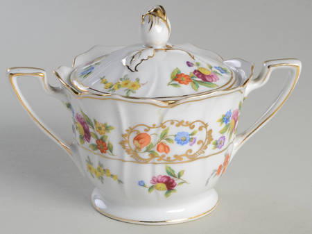 Dresdena Sugar Bowl & Lid