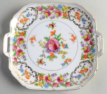 Dresdena Handled Cake Plate