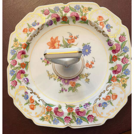 Dresdena Center Handled Serving Tray