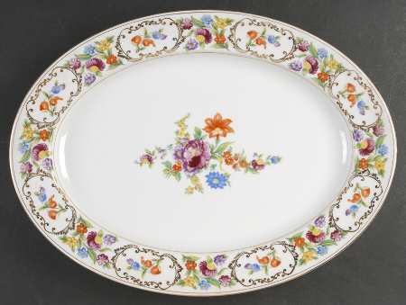 Dresdena 16" Oval Serving Platter