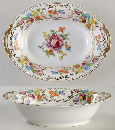 Dresdena 9" Oval Vegetable Bowl