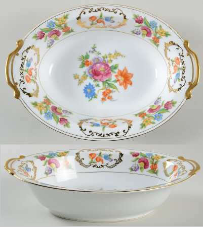Dresdena 10" Oval Vegetable Bowl