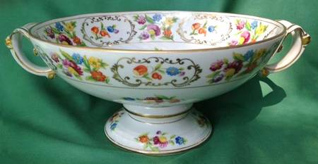Dresdena Round Compote (Height X Width)