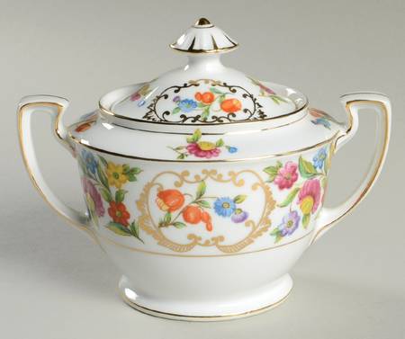 Dresdena Sugar Bowl & Lid
