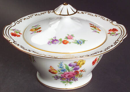 Dresdoll Sugar Bowl & Lid