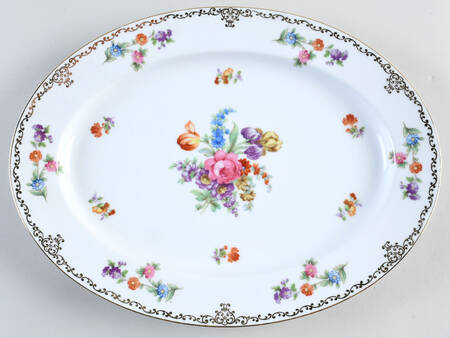Dresdoll 13" Oval Serving Platter