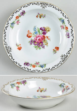 Dresdoll Rim Fruit/Dessert (Sauce) Bowl