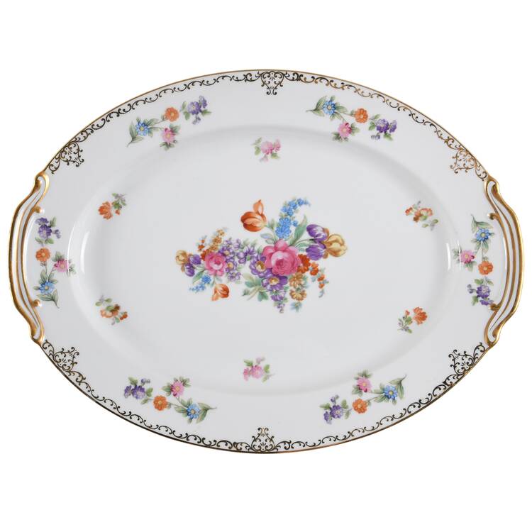Dresdoll 14" Oval Serving Platter