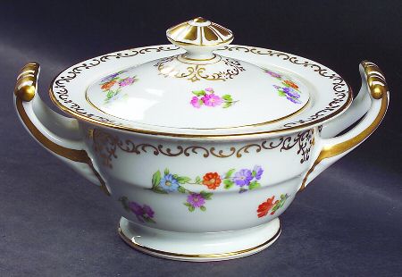 Dresdoll Sugar Bowl & Lid