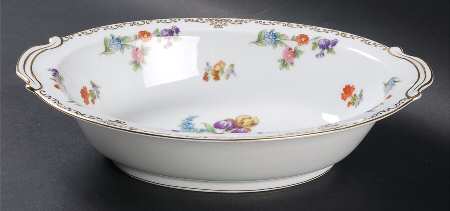 Dresdoll 10" Oval Vegetable Bowl