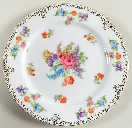 Dresdoll Luncheon Plate