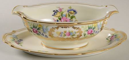 Dresolin Gravy Boat with Attached Underplate