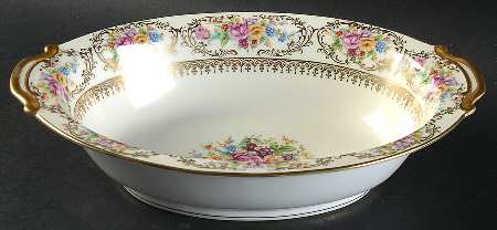 Dresrosa 10" Oval Vegetable Bowl