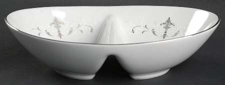 Dubarry 10" Oval Divided Vegetable Bowl