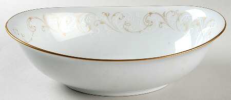 Duetto 9" Oval Vegetable Bowl