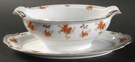 Dulcy Gravy Boat with Attached Underplate