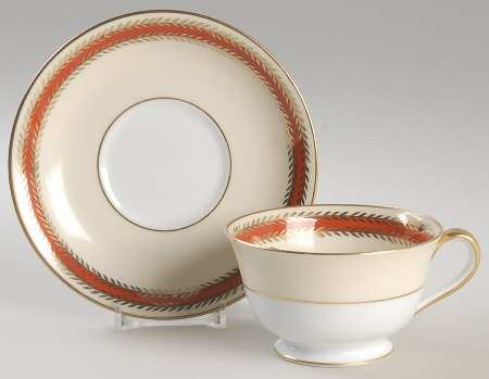 Durga Footed Cup & Saucer Set