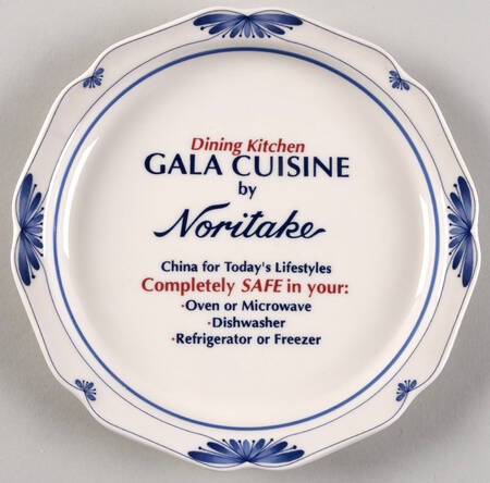 Dutch Tile Advertising Salad Plate