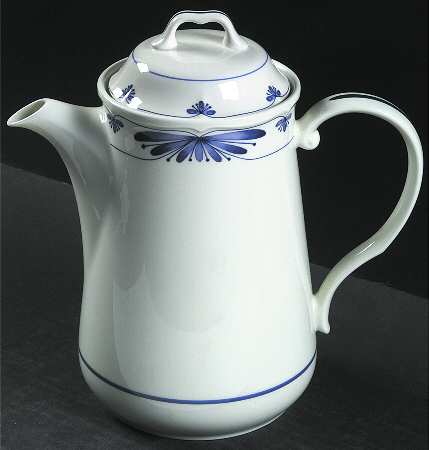 Dutch Tile Tea/Coffee Pot & Lid