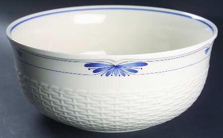 Dutch Tile 10" Large Salad Serving Bowl