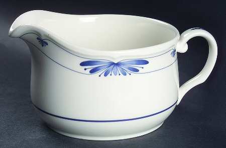 Dutch Tile Round Gravy Boat