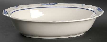 Dutch Tile 11" Oval Vegetable Bowl