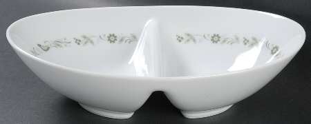 Dutch Treat 10" Oval Divided Vegetable Bowl