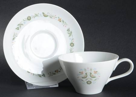 Dutch Treat Flat Cup & Saucer Set