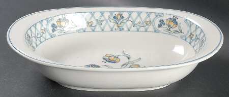 Dutch Weave 10" Oval Vegetable Bowl by Noritake