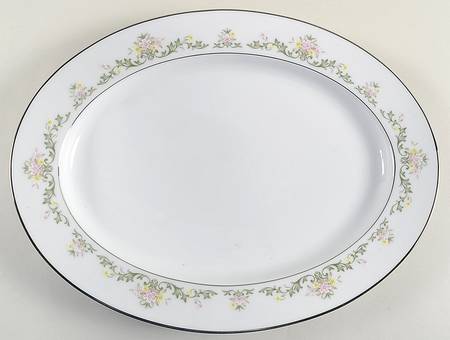 Early Spring 13" Oval Serving Platter